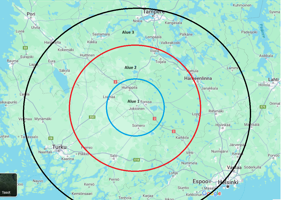 Ajax Jeweller asennus 16 +matkat A3 max.130km/suunta - Image 2