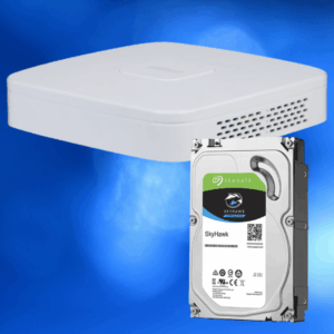 Dahua NVR4104-P-4KS3 + 1Tb kovalevy asennettuna