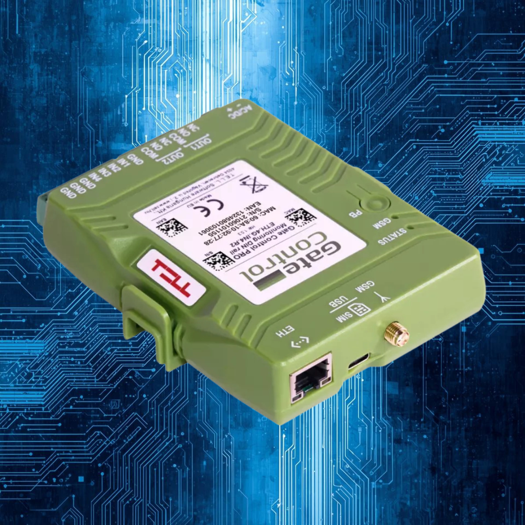Gate Control PRO 1000 DIN Monitoring – DIN RAIL- 4G.IN4.R2 – 4G Puomien / Ovien ohjaus - Image 3